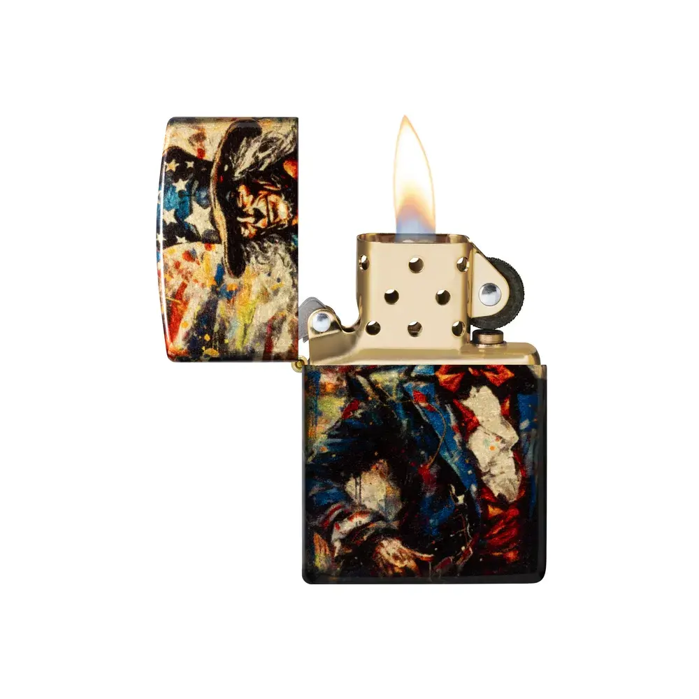 Запалка Zippo - Uncle Sam Fusion Design - 4
