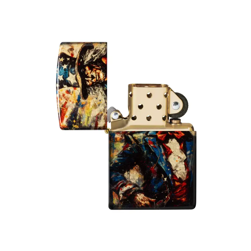 Запалка Zippo - Uncle Sam Fusion Design - 5