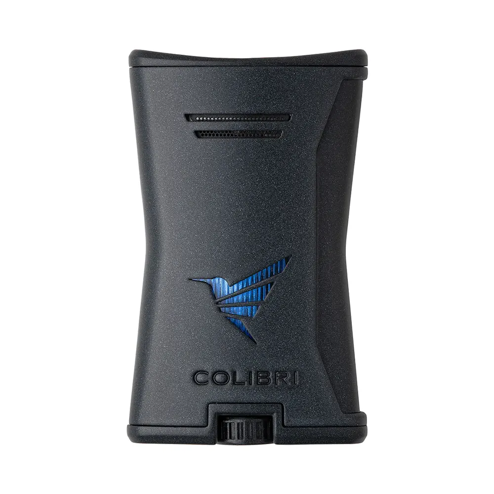 Запалка Colibri - Slim Black, единичен Jet пламък