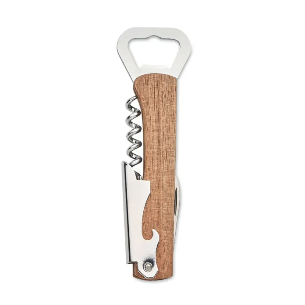 Отварачка за бутилки Wool 3-in-1 Bamboo - 3