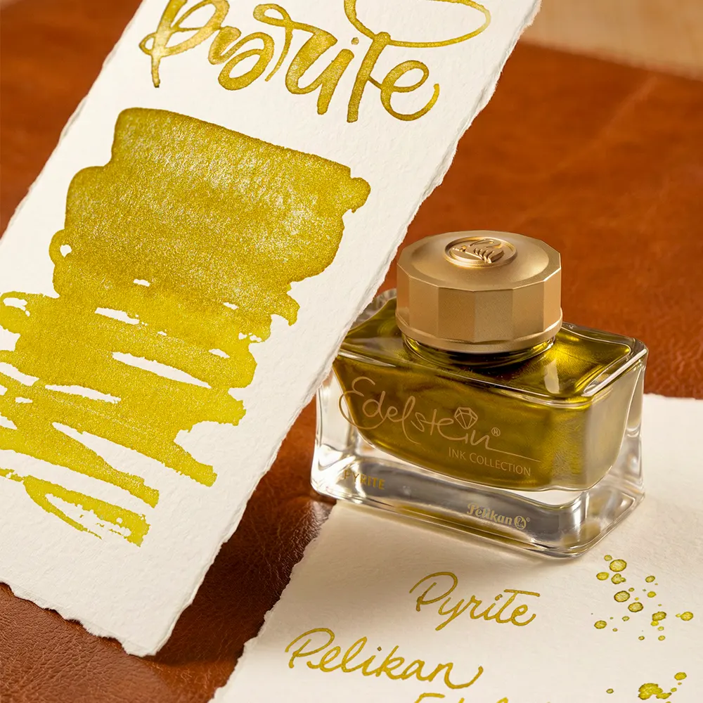 Мастилница Pelikan - Edelstein Ink of the year 2026 Pyrite, 50 мл - 5