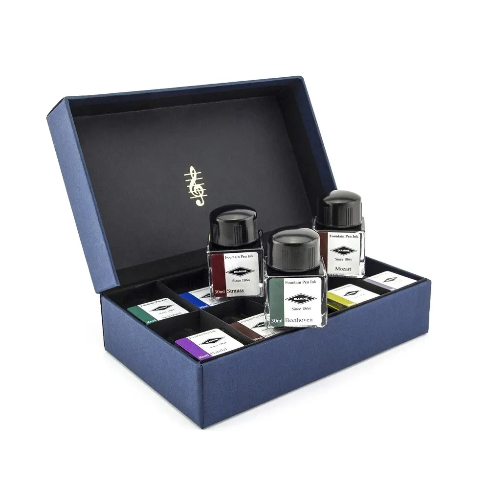 Комплект мастилници Diamine - Music Collection, 10 x 30 мл