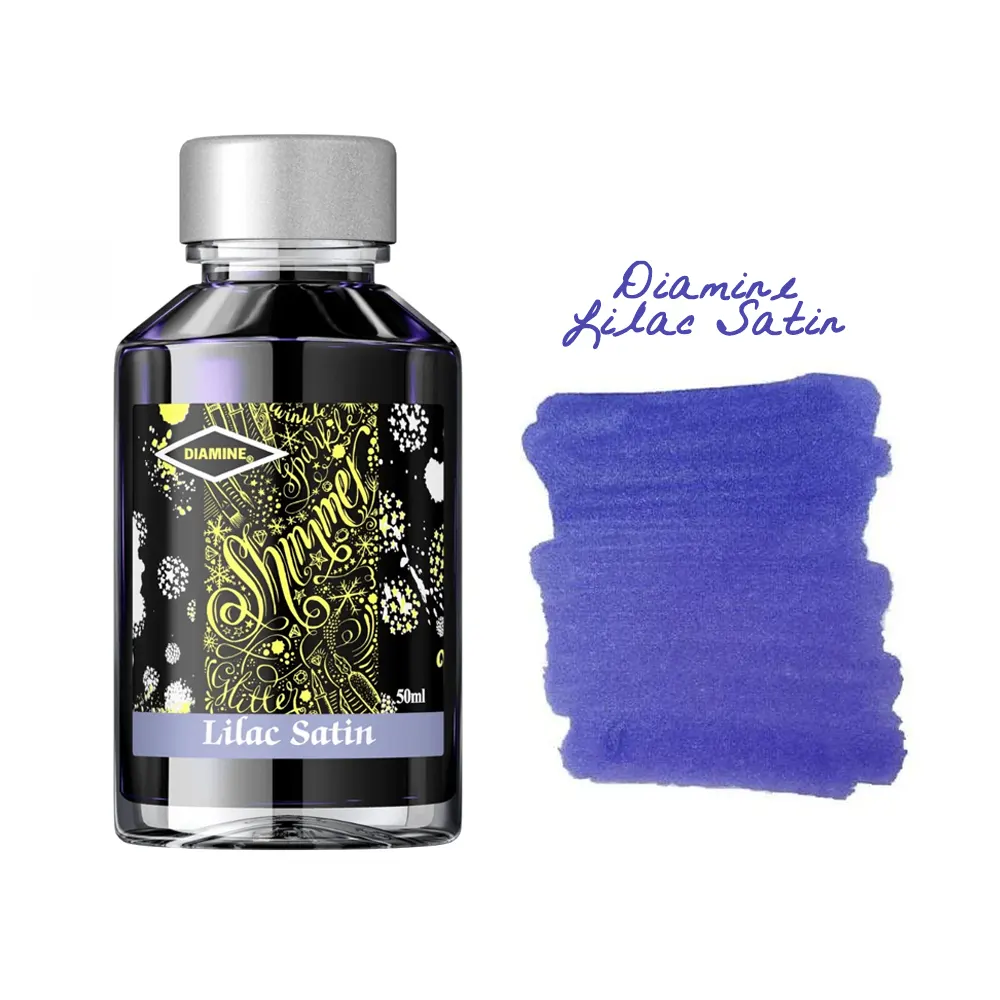 Мастилница Diamine - Shimmering Lilac Satin, 50 мл
