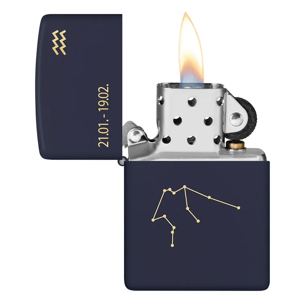 Запалка Zippo Zodiac - Aquarius Design - 4