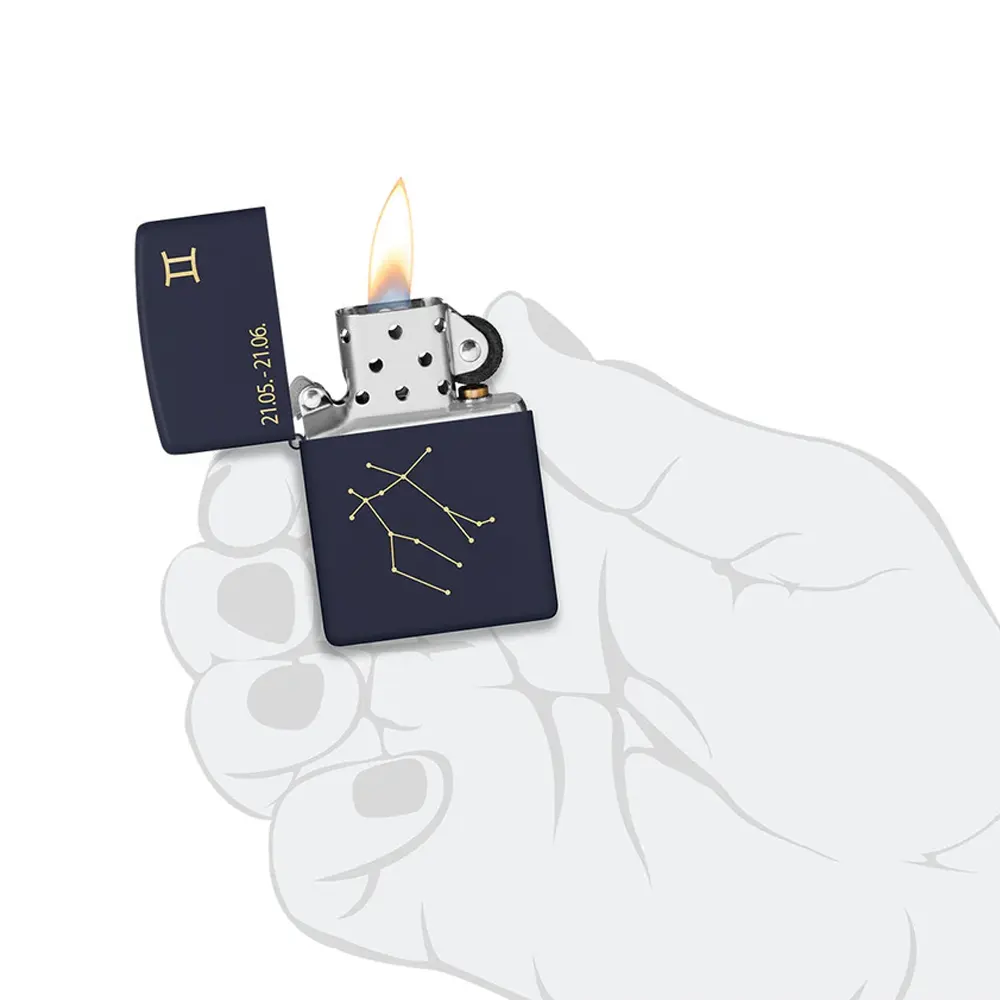 Запалка Zippo Zodiac - Gemini Design - 5