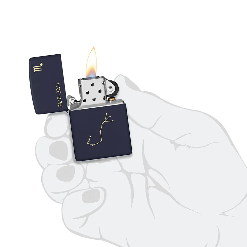 Запалка Zippo Zodiac - Scorpio Design - 5