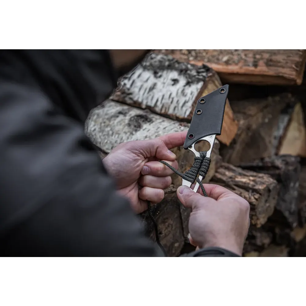 Тактически нож за врат TB Outdoor - S-NECK, с калъф - 10
