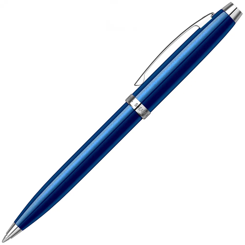 Химикалка Sheaffer 100 Glossy Blue Lacquer/Chrome - 3