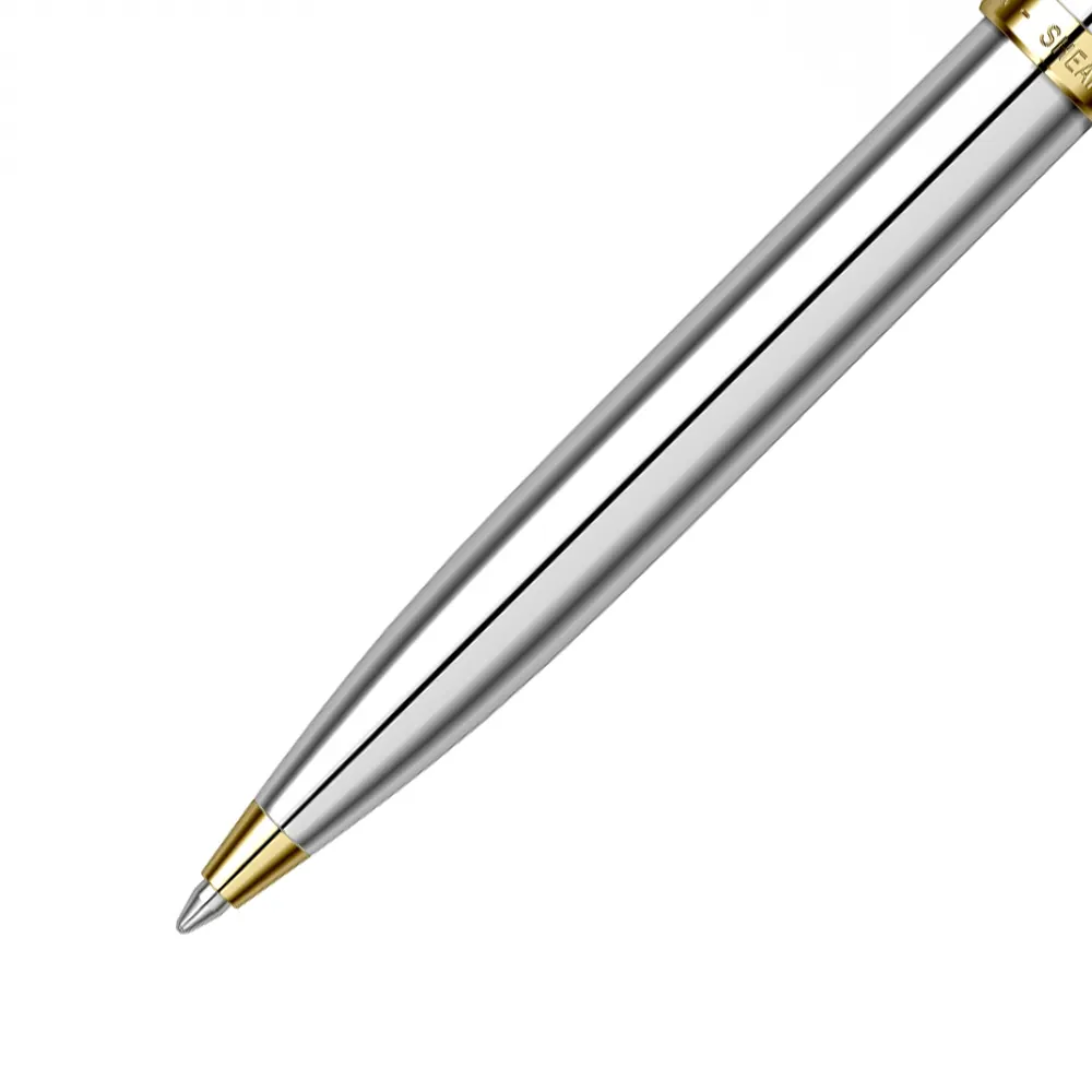 Химикалка Sheaffer - 100 Medalist, сребрист, позлатени елементи - 4