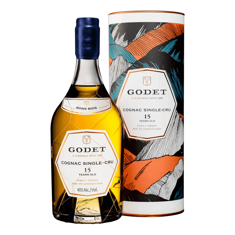Godet Single Cru Fins Bois 15 YO Cognac