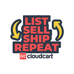 Sticker LIST SELL SHIP REPEAT