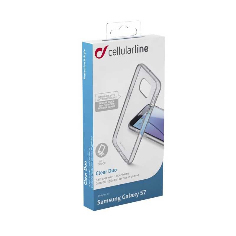 Калъф Cellularline CLEARDUO SAMSUNG GALAXY S7