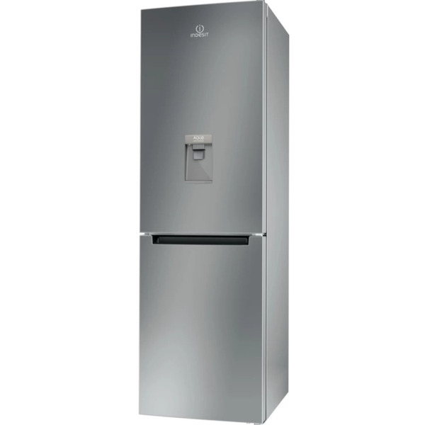 Хладилник с фризер Indesit LI8 S1E S AQUA*** , 334 l, F , Статична , Сив Изображение