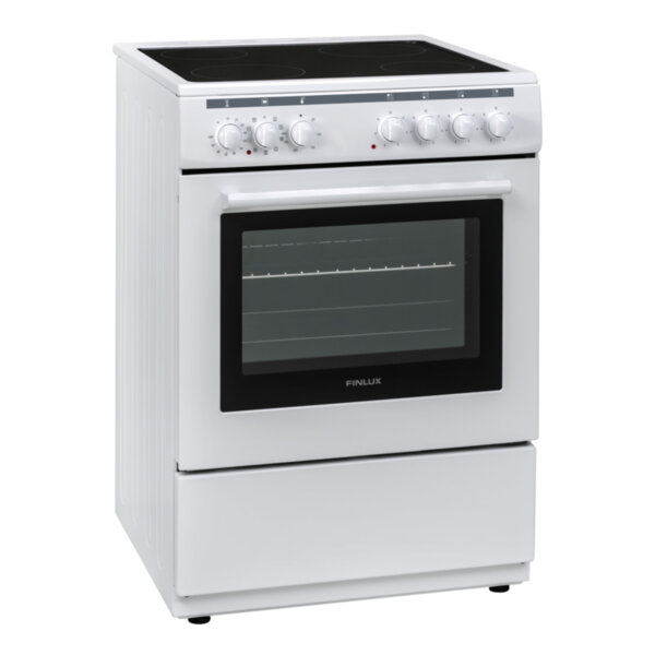 Готварска печка (ток) Finlux FLCM 6000A , Керамични , Бял Изображение