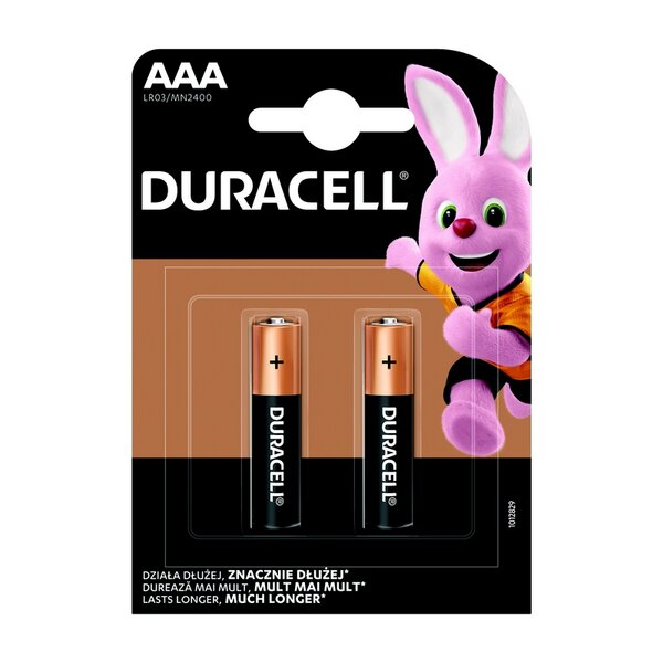 Батерия Duracell NEW BASIC AAA MN2400 B2 Изображение