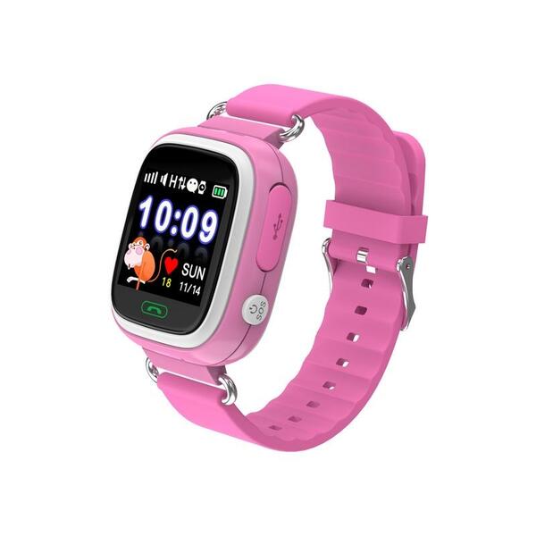 Смарт часовник Xmart KIDS GPS KW03G Pink , 1.22 Изображение