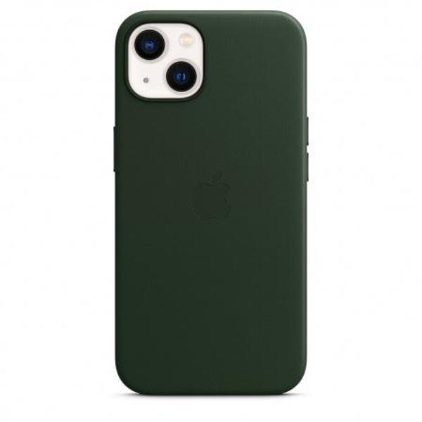 Калъф Apple iPhone 13 Leather Sequoia Green mm173 Изображение