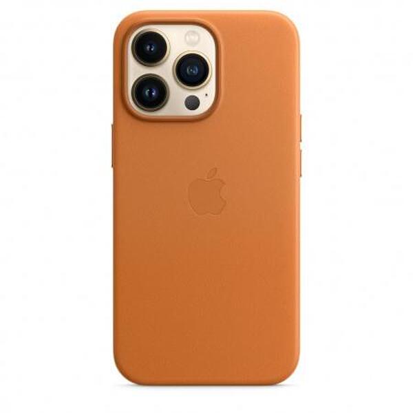 Калъф Apple iPhone 13 Pro Leather Golden Brown mm193 Изображение