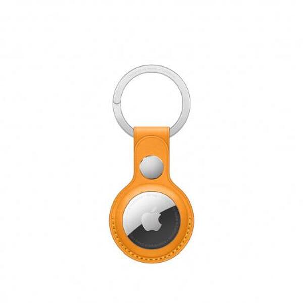 Apple AirTag Leather Key Ring - Poppy mm083 Изображение