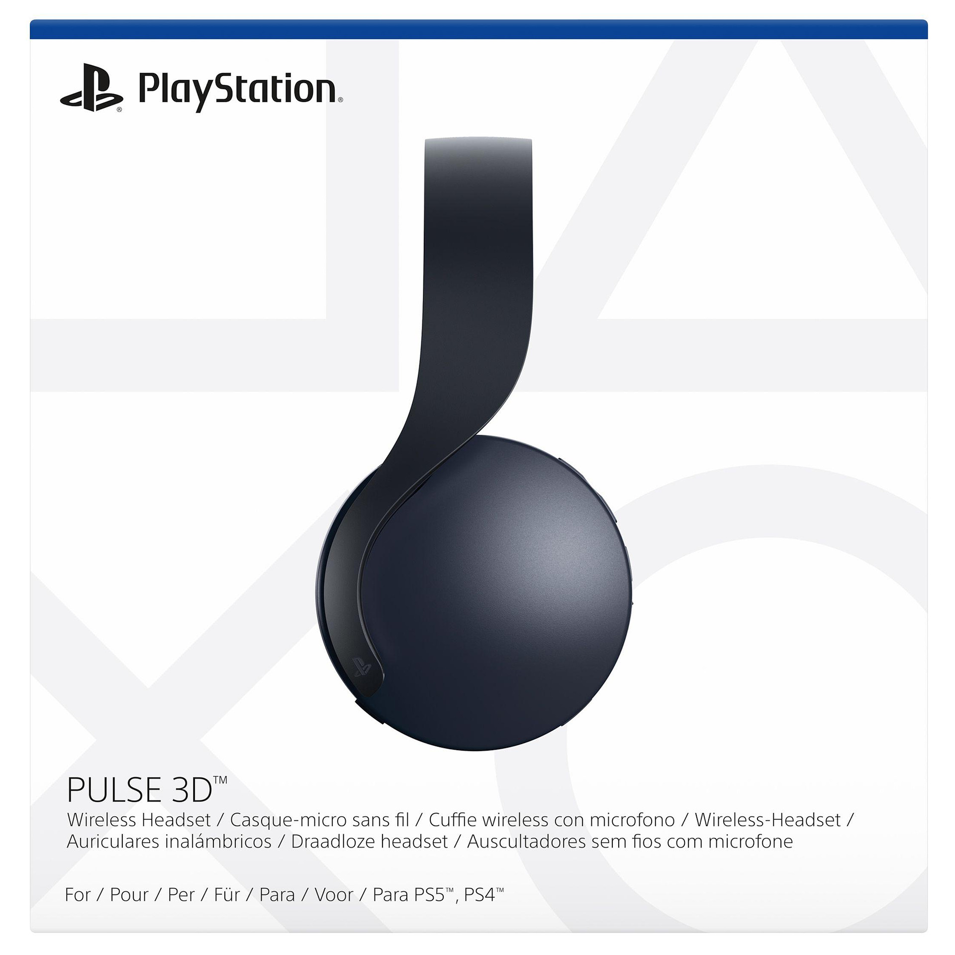 Слушалки с микрофон PlayStation 5 Pulse 3D Wireless Black