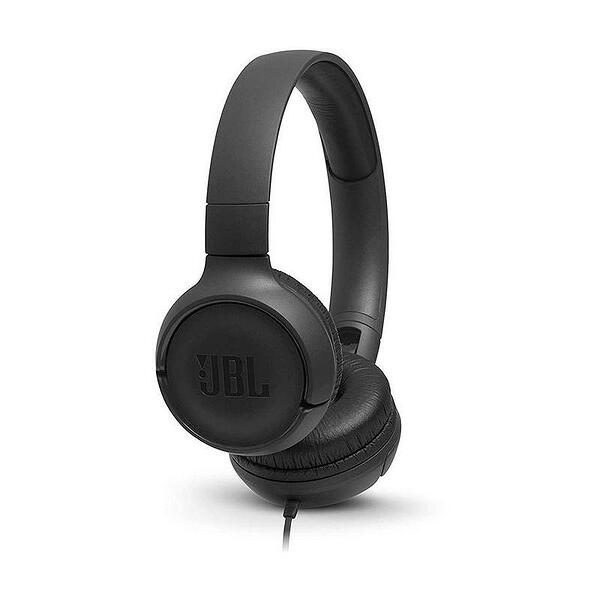 Слушалки с микрофон JBL T500 BLK , ON-EAR Изображение