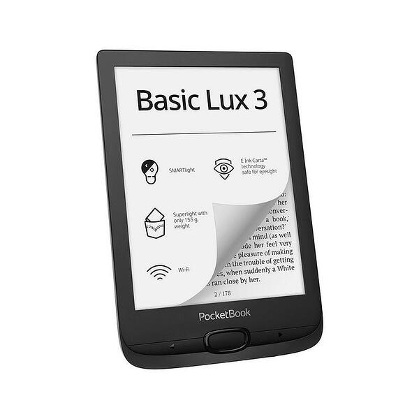 Електронна книга PocketBook PB617 BASIC LUX 3 Black , 6.00 , 8 , 512 Изображение