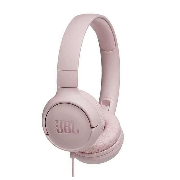 Слушалки с микрофон JBL T500 PINK , ON-EAR Изображение