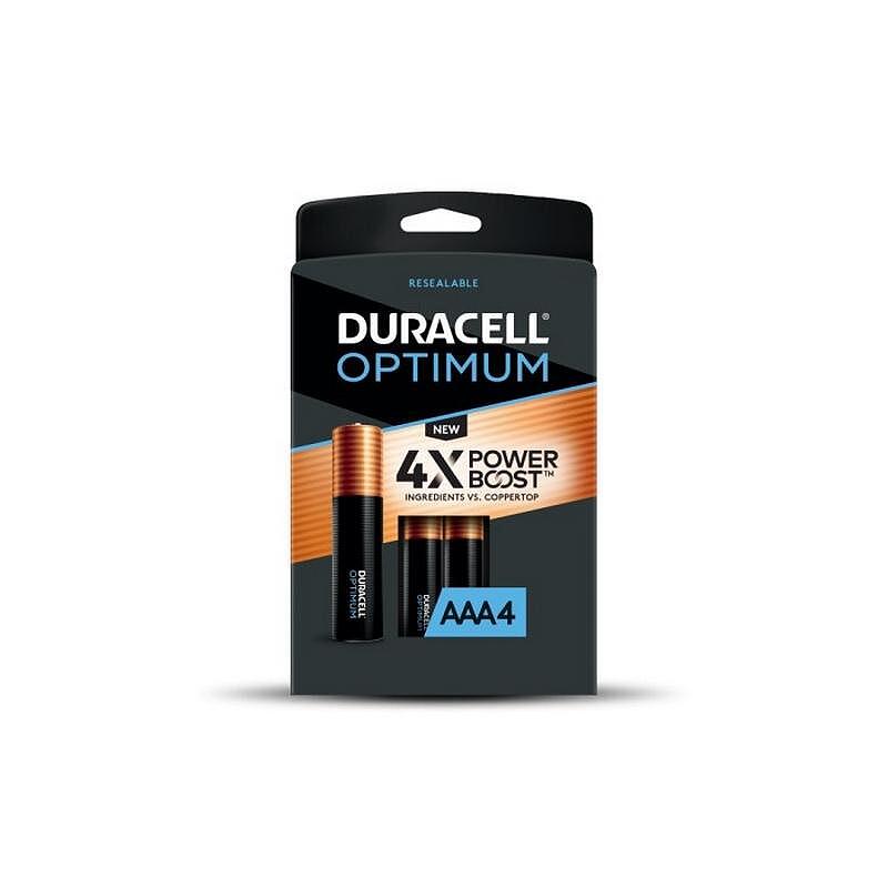 Батерия Duracell Optimum AAA 4 броя Изображение