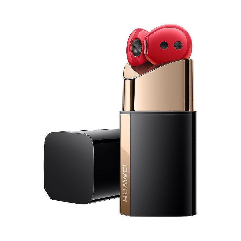 Слушалки с микрофон Huawei FREEBUDS 4 LIPSTICK BLACK CASE , TWLS , Bluetooth Изображение