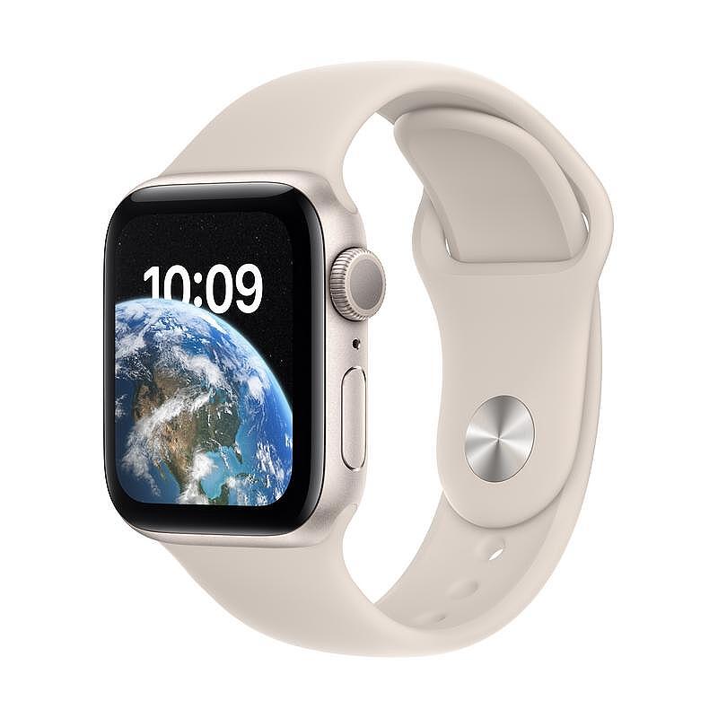 Смарт часовник Apple Watch SE2 Cell 40mm Starlight/Star Band mnph3 , 1.57 , 32 , 40.00 , Apple S8 SiP 64-bit Dual Core , Watch OS 9 Изображение