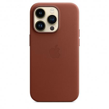 Калъф Apple iPhone 14 Pro Leather Umber mppk3 Изображение