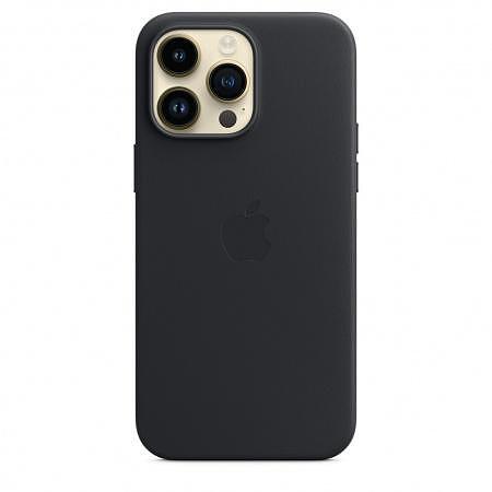 Калъф Apple iPhone 14 Pro Max Leather Midnight mppm3 Изображение