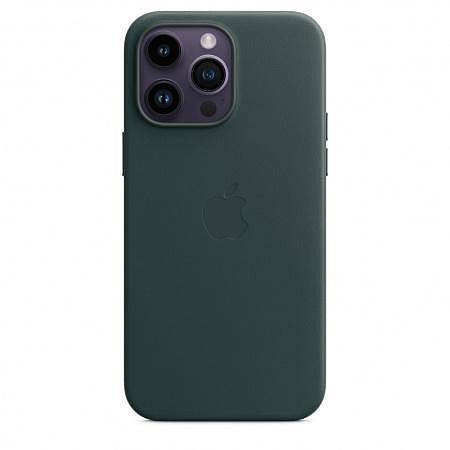 Калъф Apple iPhone 14 Pro Max Leather Forest Green mppn3