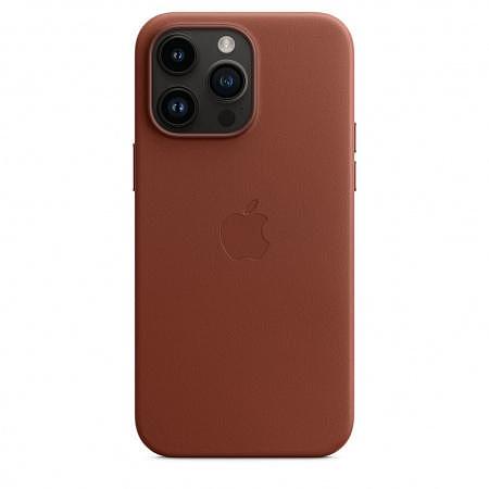 Калъф Apple iPhone 14 Pro Max Leather Umber mppq3 Изображение