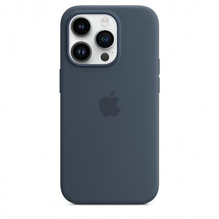 Калъф Apple iPhone 14 Pro Silicone Storm Blue mptf3 Изображение