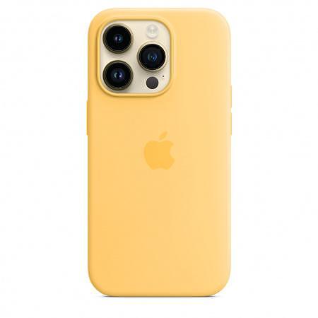 Калъф Apple iPhone 14 Pro Silicone Sunglow mptm3 Изображение