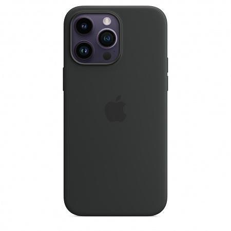 Калъф Apple iPhone 14 Pro Max Silicone Midnight mptp3 Изображение