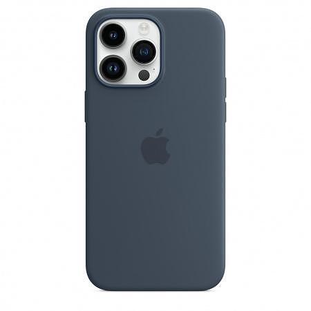 Калъф Apple iPhone 14 Pro Max Silicone Storm Blue mptq3
