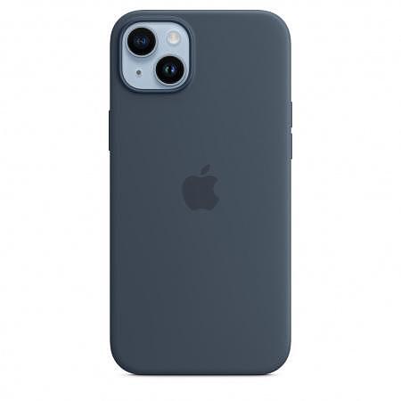 Калъф Apple iPhone 14 Plus Silicone Storm Blue mpt53 Изображение