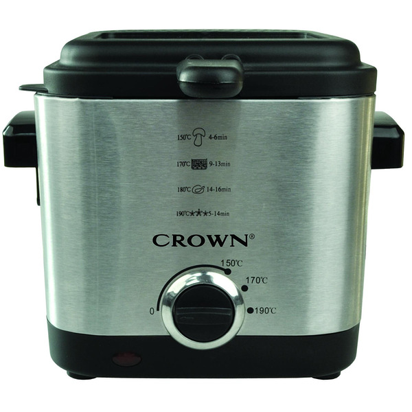 Фритюрник Crown CDF-15WIX , 900 W, 1.5L ml Изображение