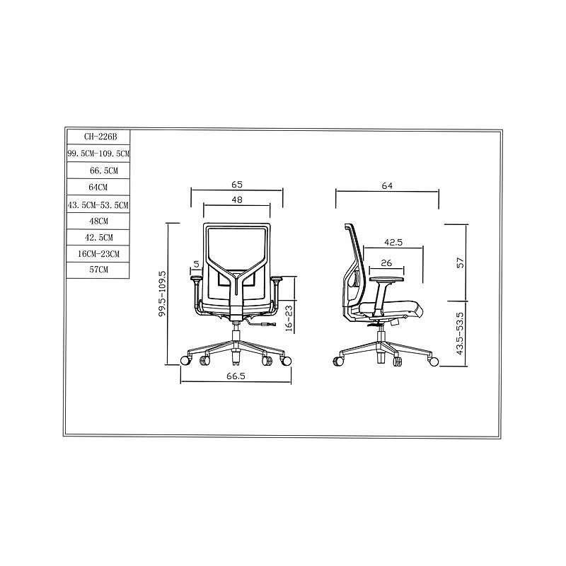 RFG Работен стол Snow W, светлосиня седалка, светлосиня облегалка