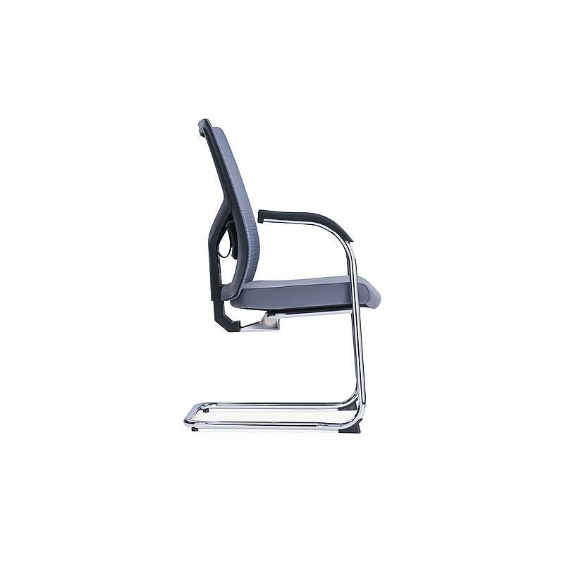 RFG Посетителски стол Snow Black M, светлосива седалка, светлосива облегалка, 2 броя Изображение