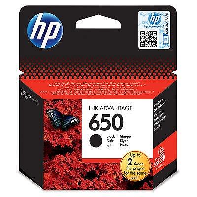 HP 650 Black Ink Cartridge Изображение
