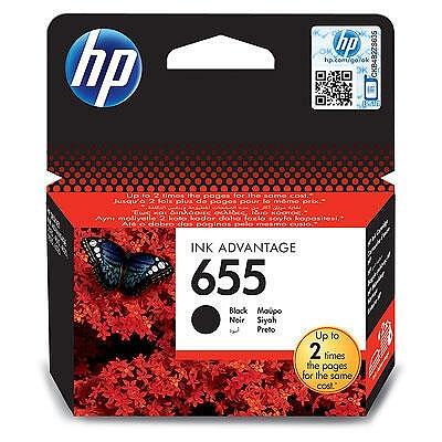 HP 655 Black Ink Cartridge Изображение