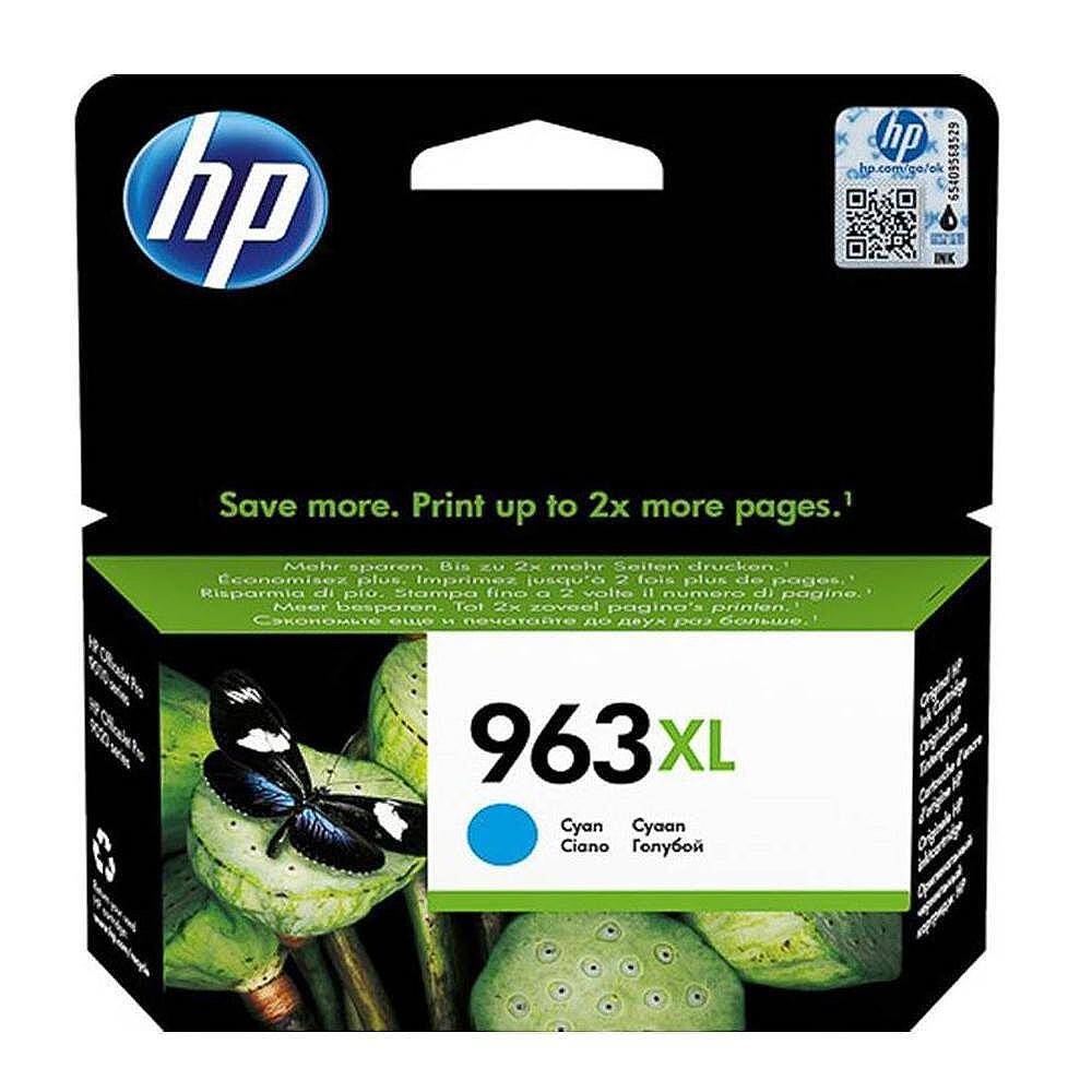 HP 963XL High Yield Cyan Original Ink Cartridge Изображение