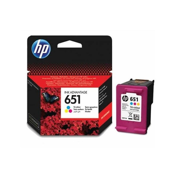 HP 651 Tri-colour Ink Cartridge Изображение
