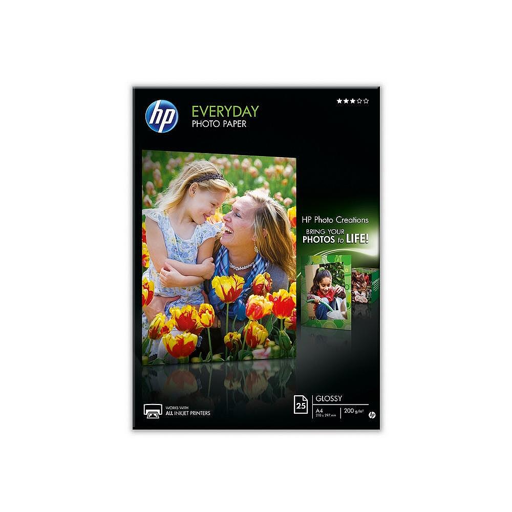 HP Everyday Glossy Photo Paper-25 sht/A4/210 x 297 mm Изображение