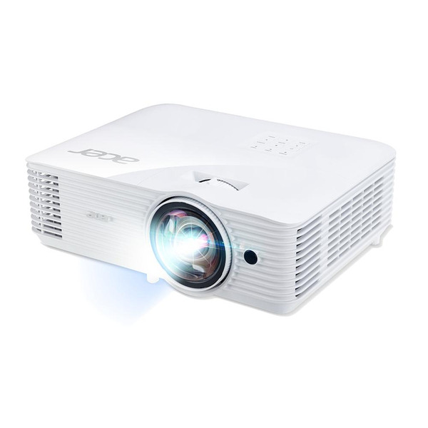 Acer Projector S1286Hn, DLP, Short Throw, XGA (1024x768), 3500 ANSI Lumens, 20000:1, 3D, HDMI, VGA, LAN, RCA, Audio in, Audio out, VGA out, DC Out (5V/1A, USB-A), Speaker 16W, Bluelight Изображение