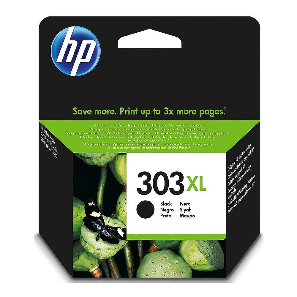 HP 303XL High Yield Black Original Ink Cartridge Изображение
