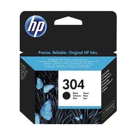 HP 304 Black Ink Cartridge Изображение